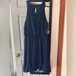 Ryan Wythe High Neck Dress for Wedding Guest